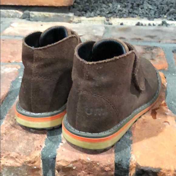 Umi boys Brown leather Henly boots size 8.5 - Picture 2 of 7